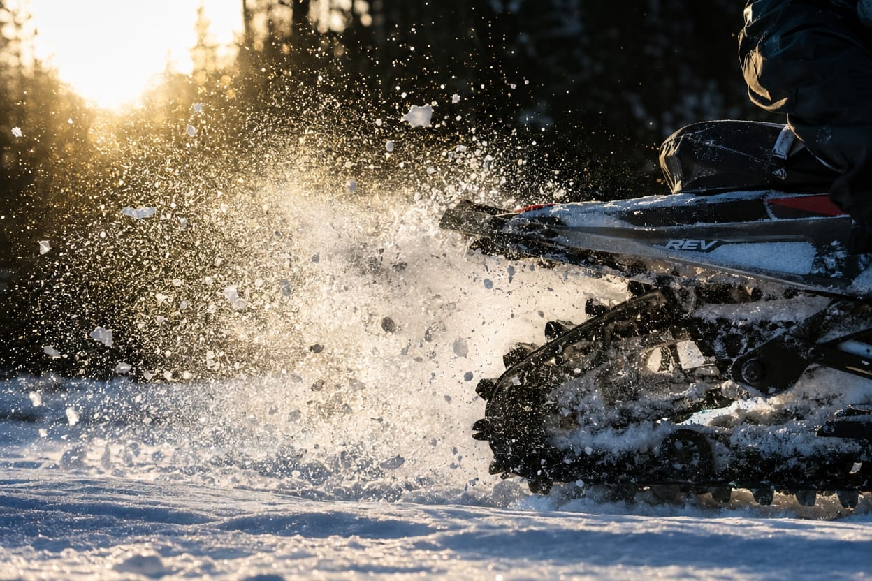 Backlit powder spray detail